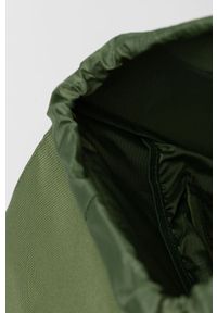 Lefrik Plecak damski kolor zielony mały gładki. Kolor: zielony. Materiał: materiał. Wzór: gładki #2