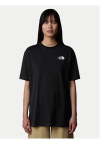 The North Face T-Shirt Simple Dome NF0A87NQ Czarny Oversize. Kolor: czarny. Materiał: bawełna