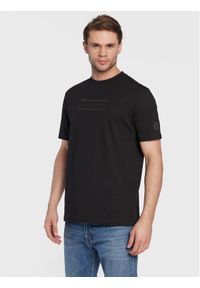 North Sails T-Shirt MASERATI 452312 Czarny Regular Fit. Kolor: czarny. Materiał: bawełna