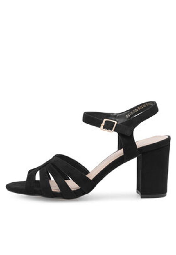 Clara Barson Sandały LS5953-07 Czarny. Kolor: czarny. Materiał: materiał