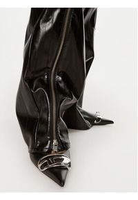 ROTATE Spodnie z imitacji skóry Dixie 112960100 Czarny Wide Leg. Kolor: czarny. Materiał: skóra #5