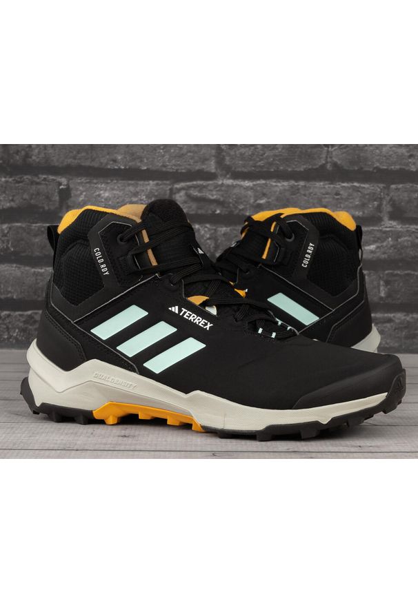 Buty męskie trekingowe wodoodporne Adidas TERREX AX4 MID BETA. Kolor: wielokolorowy, czarny, szary
