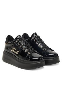 Karl Lagerfeld - KARL LAGERFELD Sneakersy KL63513E Czarny. Kolor: czarny. Materiał: skóra