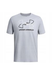 Under Armour - T-shirt Męski Z Krótkim Rękawem Foundation. Kolor: szary. Długość rękawa: krótki rękaw. Długość: krótkie. Sport: turystyka piesza