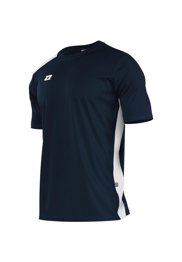 ZINA - Koszulka do piłki nożnej męska Zina Contra z krótkim rękawem. Kolor: niebieski. Długość rękawa: krótki rękaw. Długość: krótkie