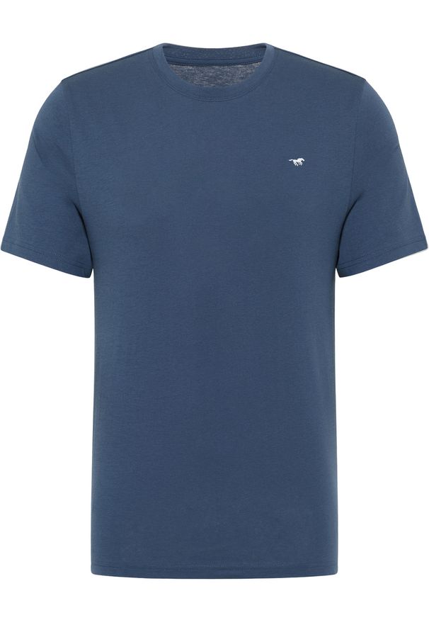 Męski T-Shirt Mustang Style Alex Dark Denim 1017337 5242. Materiał: denim
