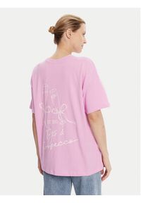 only - ONLY T-Shirt Vivvi 15346761 Różowy Regular Fit. Kolor: różowy. Materiał: bawełna #8