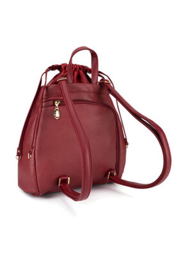 Beverly Hills Polo Club Plecak BHPC-K-041-06 Czerwony. Kolor: czerwony. Materiał: poliester, materiał