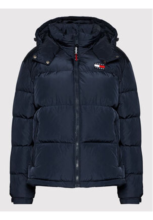 Tommy Jeans Kurtka puchowa Alaska DW0DW14661 Granatowy Regular Fit. Kolor: niebieski. Materiał: syntetyk, puch
