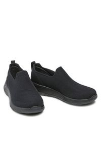 skechers - Skechers Półbuty Modulating 216170/BBK Czarny. Kolor: czarny. Materiał: materiał #5