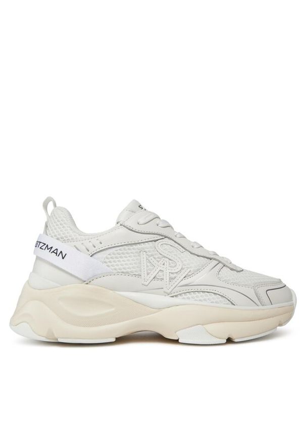 Stuart Weitzman Sneakersy Trainer SH318 Biały. Kolor: biały. Materiał: materiał