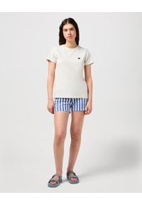 Wrangler - DAMSKA KOSZULKA WRANGLER REGULAR TEE VINTAGE WHITE 112350191. Styl: vintage #5