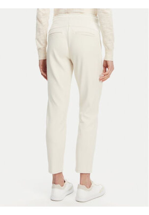 Olsen Chinosy 14002141 Beżowy Slim Fit. Kolor: beżowy. Materiał: syntetyk