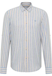 Męska Koszula Mustang Style Rawlins Blue Bold Stripe 1016249 12708