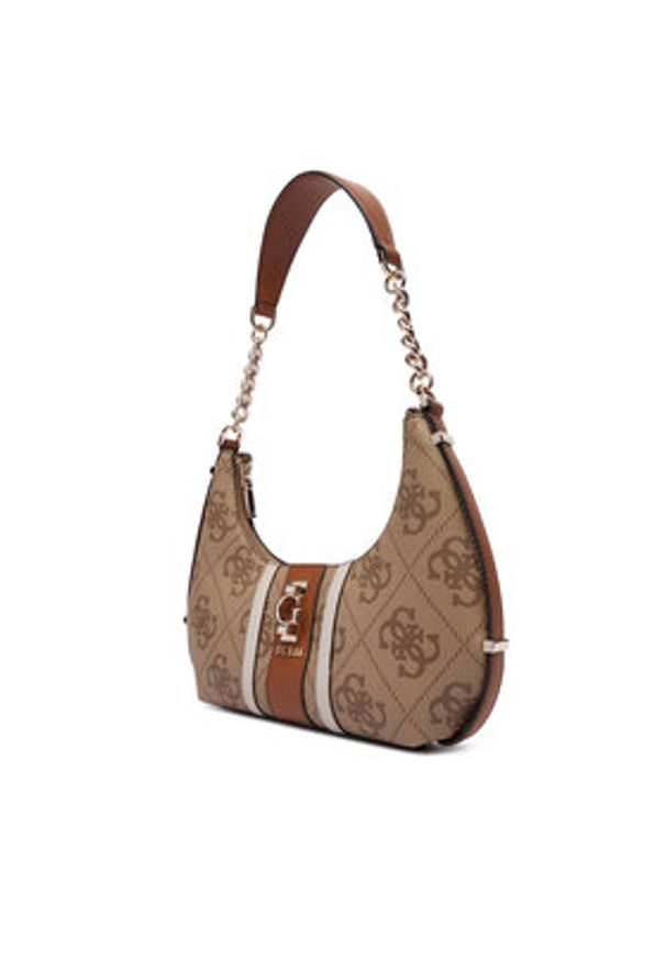 Guess Torebka Erenia HWSO78 38180 Brązowy. Kolor: brązowy. Materiał: skórzane