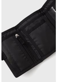 Tommy Jeans Portfel męski kolor czarny. Kolor: czarny. Materiał: materiał. Wzór: gładki