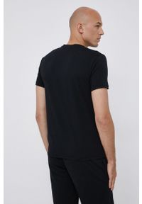 Emporio Armani Underwear Piżama męska kolor czarny z nadrukiem. Kolor: czarny. Materiał: materiał, dzianina. Wzór: nadruk #6