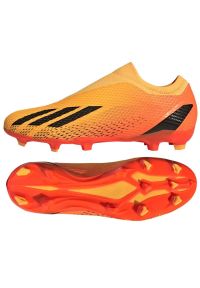 Adidas - Buty piłkarskie adidas X Speedportal.3 Ll Fg M GZ5067 pomarańcze i czerwienie pomarańczowe. Kolor: pomarańczowy. Materiał: guma, syntetyk. Sport: piłka nożna #7