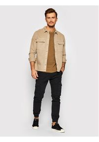 Jack & Jones - Jack&Jones Spodnie materiałowe Paul 12139912 Czarny Tapered Fit. Kolor: czarny. Materiał: bawełna