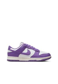 Buty Mężczyzna Nike Dunk Low biały. Okazja: na co dzień. Kolor: fioletowy