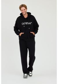 OFF-WHITE Czarna męska bluza Big Bookish Skate Hoodie White, Rozmiar L. Kolor: czarny #5