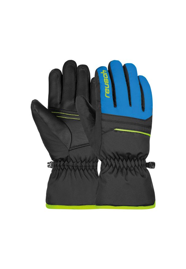 Dziecięce rękawice narciarskie Reusch Alan. Kolor: żółty, wielokolorowy, czarny. Wzór: kolorowy. Sport: narciarstwo