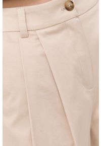 Silvian Heach spodnie damskie kolor beżowy fason chinos high waist. Stan: podwyższony. Kolor: beżowy #3