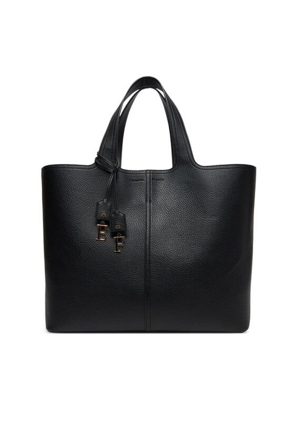 Elisabetta Franchi Torebka BS-57A-52E2 Czarny. Kolor: czarny. Materiał: skórzane