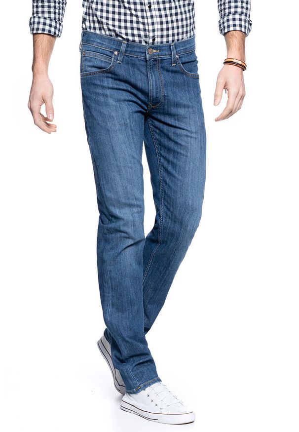 Lee - LEE SPODNIE MĘSKIE DAREN ZIP FLY TRUE BLUE L707ACHJ 112118047