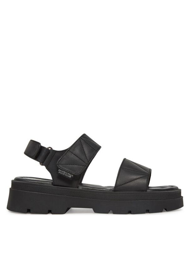 Beverly Hills Polo Club Sandały WI34-HARPER-01 Czarny. Kolor: czarny. Materiał: skóra