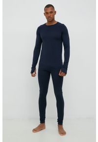 Houdini legginsy funkcyjne Desoli Light męskie kolor niebieski. Kolor: niebieski. Materiał: wełna, skóra, dzianina, materiał #3