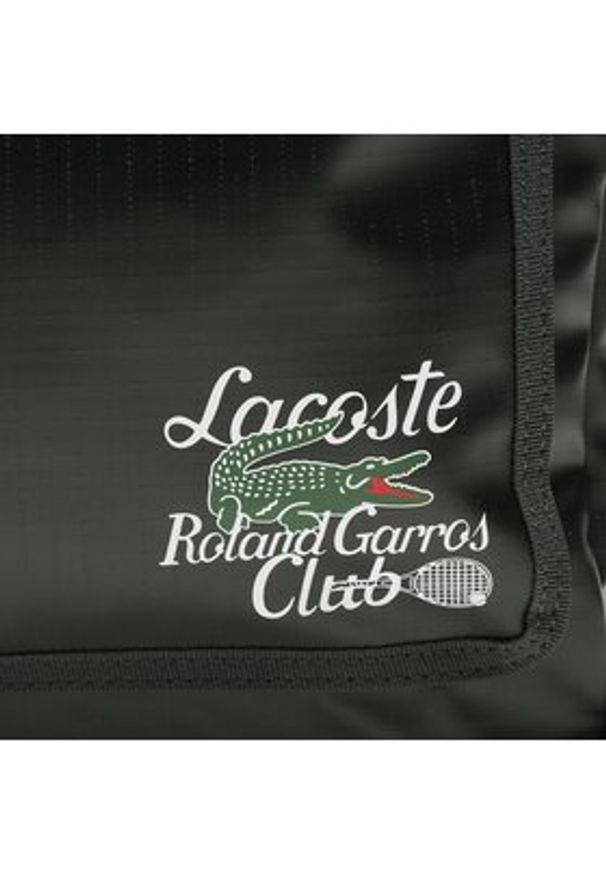 Lacoste Plecak NH4262RGB43 Khaki. Kolor: brązowy. Materiał: skóra