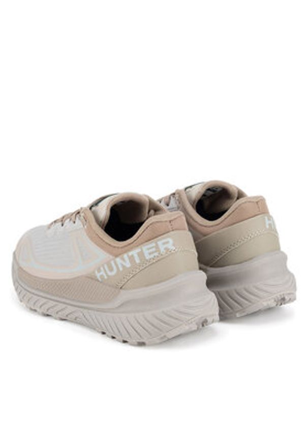 Hunter Sneakersy Canyon Trail WP (W) Beżowy. Kolor: beżowy. Materiał: materiał