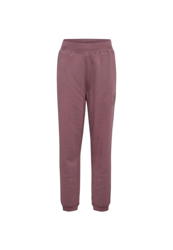 Regulowane spodnie dresowe dla dzieci Hummel Clean. Kolor: fioletowy. Materiał: dresówka. Sport: joga i pilates