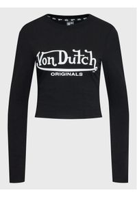 Von Dutch Bluzka Blair 6 224 009 Czarny Slim Fit. Kolor: czarny. Materiał: bawełna #1