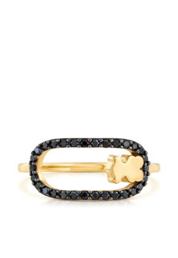 Tous - TOUS Pierścionek Camille 1004567414 Złoty. Materiał: metalowe. Kolor: złoty