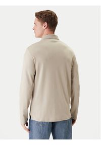 Calvin Klein Polo LV040EM909 Beżowy Regular Fit. Typ kołnierza: polo. Kolor: beżowy. Materiał: bawełna #5