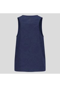 Koszulka bez rękawów męska Odlo ZEROWEIGHT ENGINEERED CHILL-TEC Tank crew neck. Kolor: niebieski. Długość rękawa: bez rękawów. Sport: bieganie