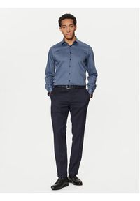 Calvin Klein Koszula K10K113864 Niebieski Slim Fit. Kolor: niebieski. Materiał: bawełna #4