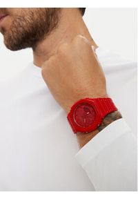 G-Shock Zegarek GA-2100-4AER Czerwony. Kolor: czerwony