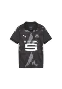 Puma - Trykot trzeci dziecięcy Stade Rennais FC 2024/25. Kolor: biały, wielokolorowy, czarny, szary