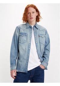 Levi's® Koszula Barstow 857440048 Granatowy Regular Fit. Kolor: niebieski. Materiał: bawełna