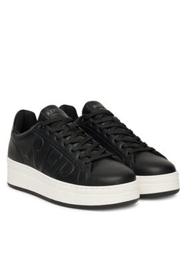 Replay - REPLAY Sneakersy GWZ6O.000.C0003L Czarny. Kolor: czarny. Materiał: skóra