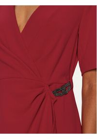 DKNY Sukienka koktajlowa DD4H1B66 Czerwony Slim Fit. Kolor: czerwony. Materiał: syntetyk. Styl: wizytowy #3