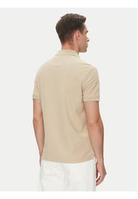 TOMMY HILFIGER - Tommy Hilfiger Polo MW0MW33167 Beżowy Regular Fit. Typ kołnierza: polo. Kolor: beżowy. Materiał: bawełna #4