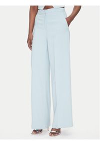 Pinko - PINKO Spodnie materiałowe Pergamino 100331 A20Q Błękitny Regular Fit. Kolor: niebieski. Materiał: syntetyk