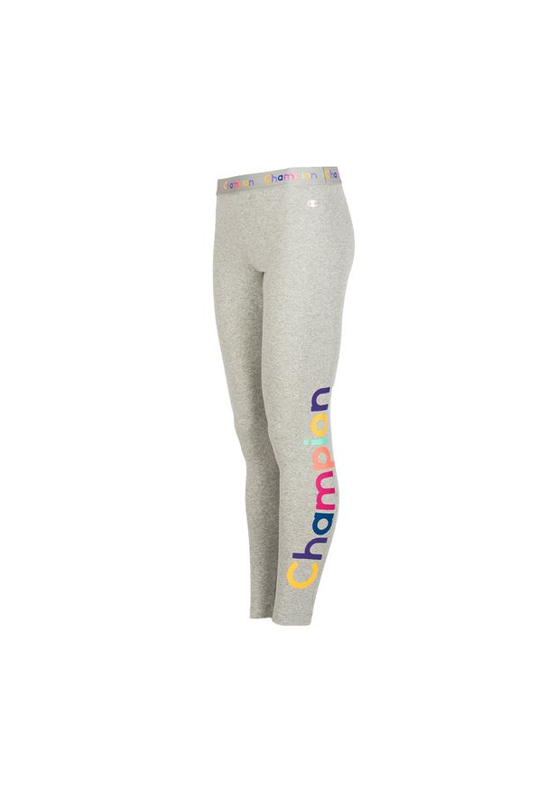 Champion Legginsy | 112312 | Kobieta | Szary Melanż. Kolor: szary. Materiał: bawełna, elastan. Wzór: melanż