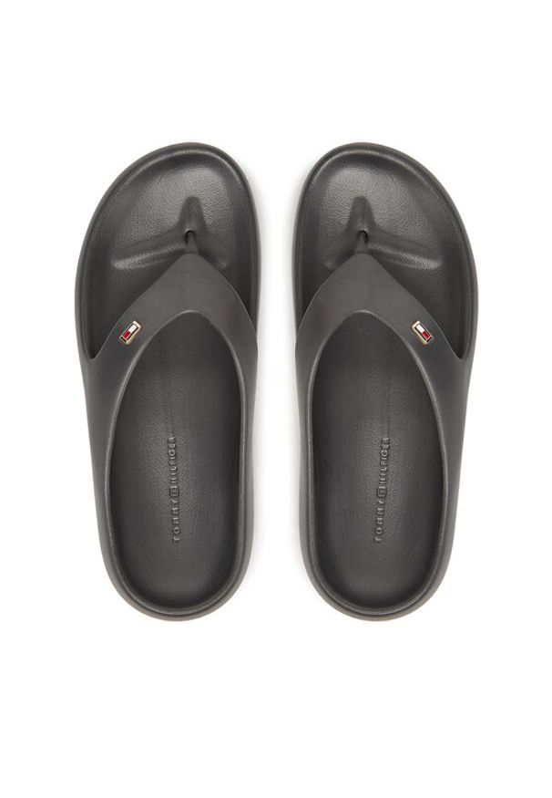 TOMMY HILFIGER - Tommy Hilfiger Japonki Th Comfort Beach Sandal FW0FW08522 Szary. Kolor: szary