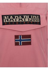 Napapijri Kurtka anorak Rainforest NP0A4G7F Różowy Regular Fit. Kolor: różowy. Materiał: syntetyk #5