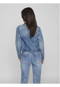 Vila Kurtka jeansowa Show 14088911 Niebieski Regular Fit. Kolor: niebieski. Materiał: bawełna #4